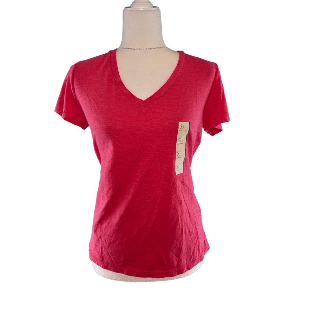 Universal Thread Coral V-Neck Tee Size Medium NWT Discontinued Target Find - Picture 1 of 4